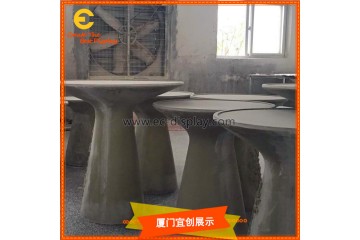 办公家居道具装饰玻璃钢桌椅系列定制工厂