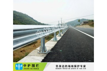 柳州乡镇公路波形护栏 道路两侧防撞栏 W围栏板规格