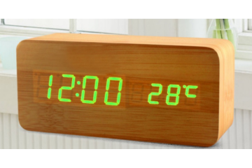 木头时钟芯片欧式风格时钟芯片IC温度时间日期显示IC