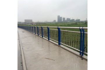 佛山锌钢河道护栏定做 桥梁不锈钢复合管围栏厂家