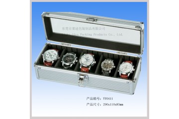 东莞市莱迪铝箱制品厂供应铝质手表盒，手表收纳盒
