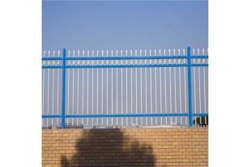 揭阳厂区围墙锌钢护栏 服务区铁艺栅栏 变电站安全防护栏杆