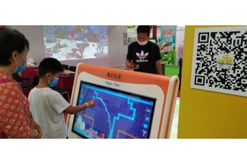 幼儿园功能室互动设备儿童益智游戏实验墙面互动屏魔幻水流
