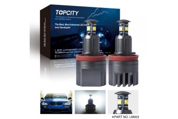 Topicty光电一号源跨境电商E92 H8宝马天使眼汽车LED灯改装