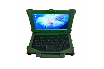 12寸绿色支持麒麟系统全加固笔记本电脑C129H