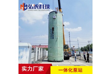 江西一体化预制泵站 污水提升泵站 弘泱科技