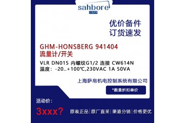 GHM HONSBERG 941404流量计/开关